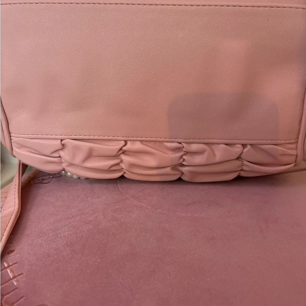 Juicy Couture Pink Ruched Satchel - Picture 3 of 3